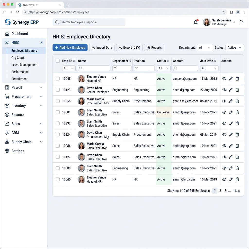 PTNW Enterprise ERP preview